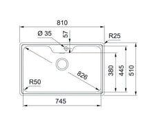 Load image into Gallery viewer, Franke Sink Single Bowl Bell BCX 610-81