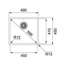 Load image into Gallery viewer, Franke Sink Single Bowl Box BOX 210-45