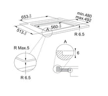 Load image into Gallery viewer, Franke 4-zone Induction Hob Smart Black Glass FSM 654 | BK