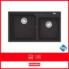 Load image into Gallery viewer, Franke Sink Double Bowl Urban UBG 620-86 Onyx