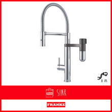 Load image into Gallery viewer, Franke Tap Vital Capsule Filter Tap Semi-Pro Chrome & Gun Metal Vital 219