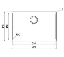 Load image into Gallery viewer, Franke Sink Single Bowl Box BOX 210-65