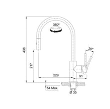 Load image into Gallery viewer, Franke Tap Eos Pull Out Spray Stainless Steel CT193S
